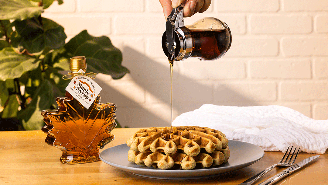 This season send someone you love waffles and maple syrup gifts.