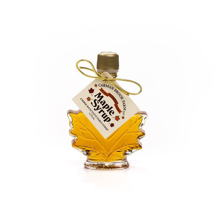 1.7 oz. maple leaf filled with amber rich taste maple syrup.