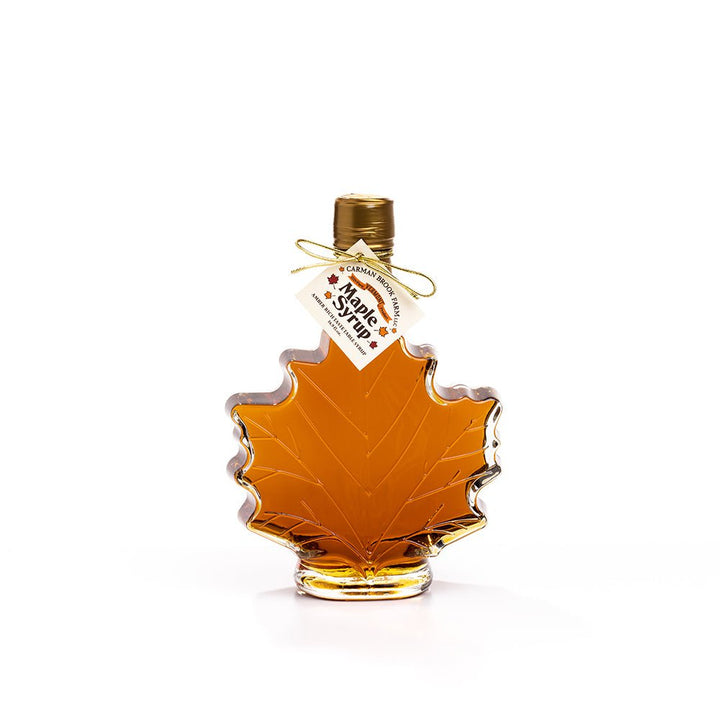 16.9 oz. maple leaf filled with amber rich taste maple syrup.