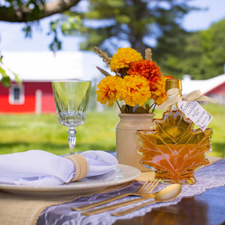 If a farm wedding is what you are doing, then our maple leaf favors will work perfectly into the place settings.